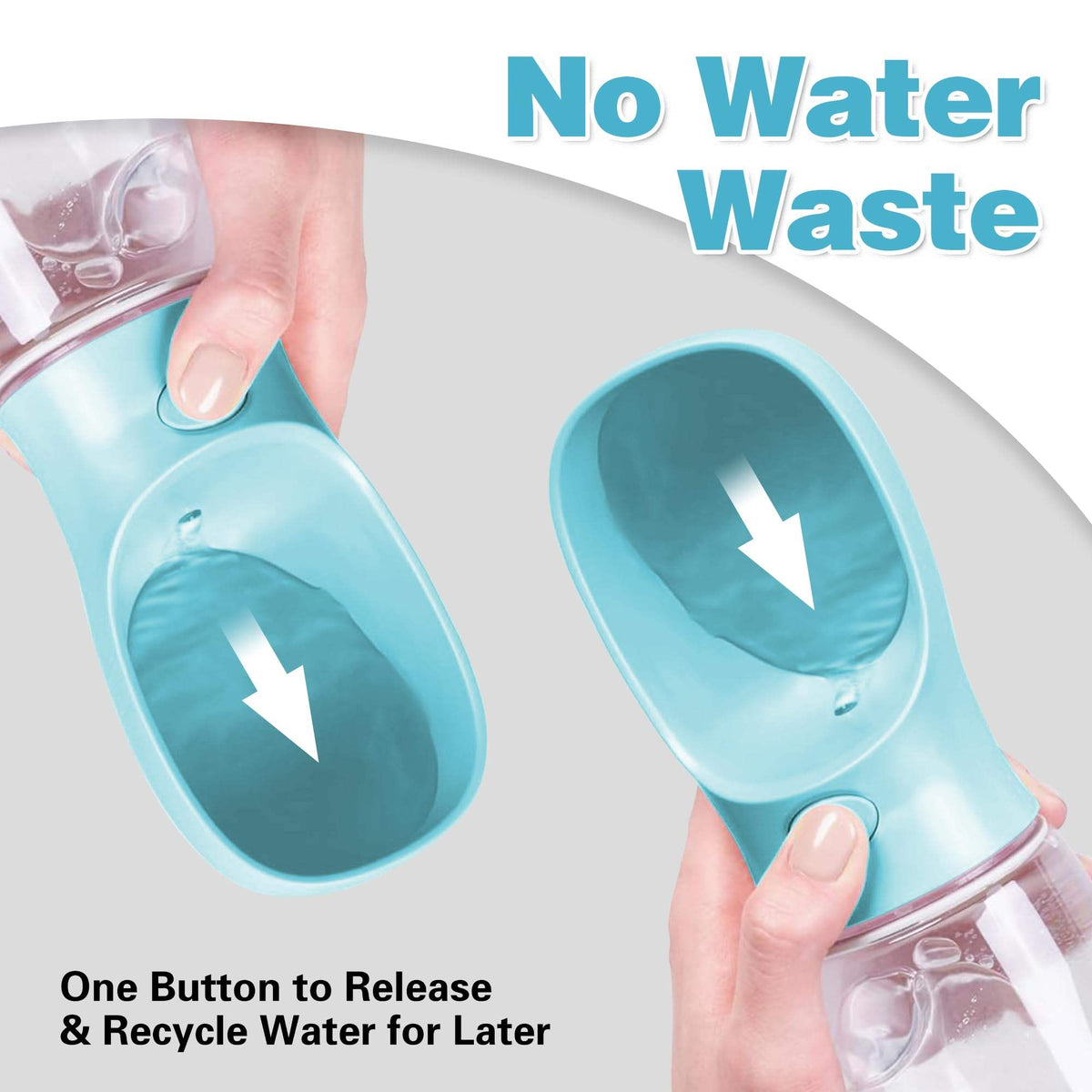 3-in-1 Outdoor Pet Water Bottle and Storage Container