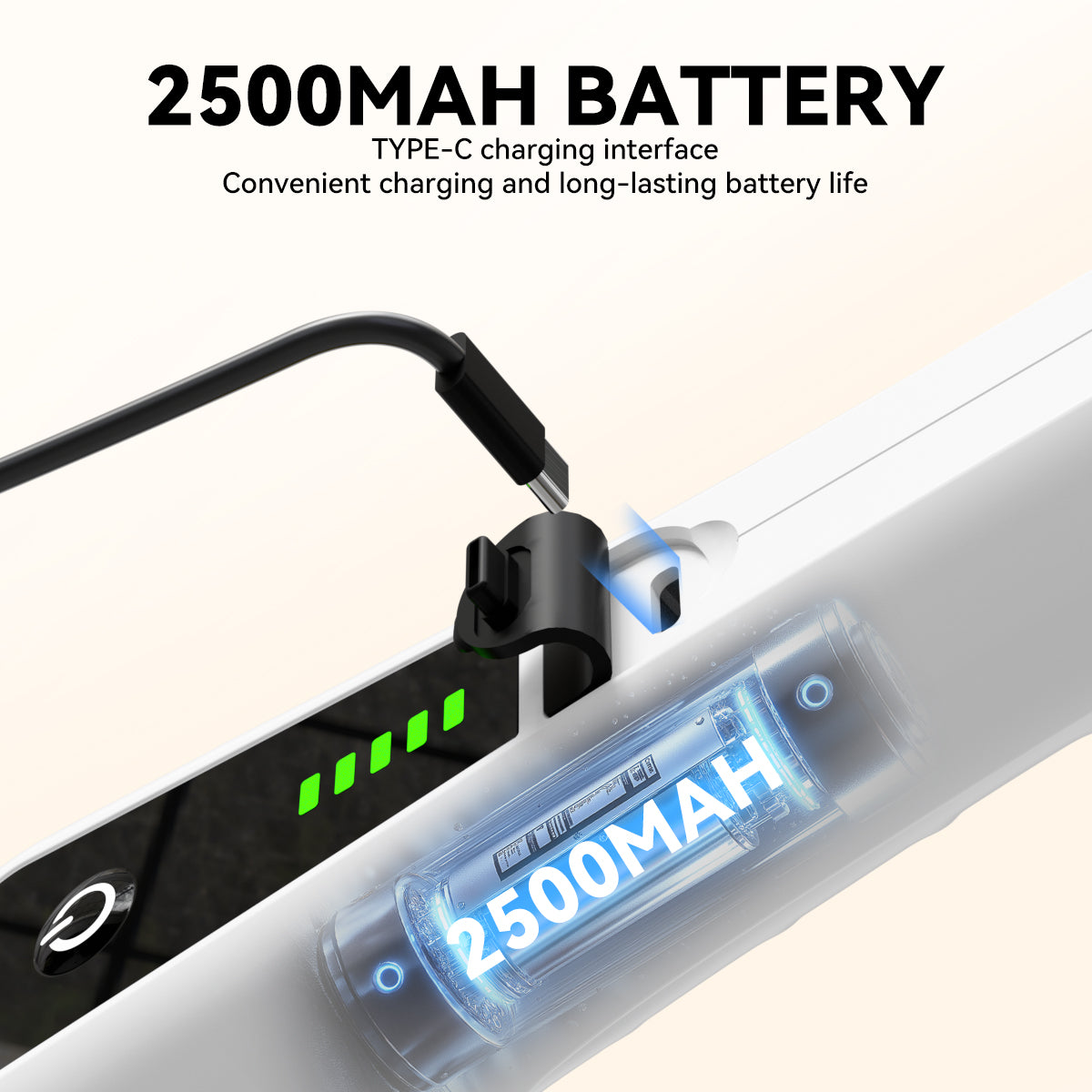 Cordless Rechargeable Electric Scrubber with Short Handle – Cleaning Brush Kit for Floors/Glass – Ideal Home Gift for Parents